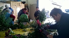 Banner Grabgestecke selber machen