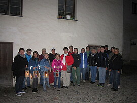 Banner historische Führung auf der Burg in Burghausen
