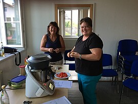 Banner Kochvortrag "Sommerliche Gerichte aus dem Thermomix"