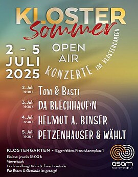 Banner Klostersommer OpenAir - PETZENHAUSER & WÄHLT "Meisterstücke"