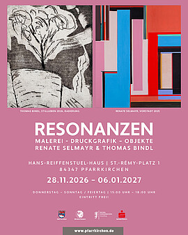 Banner RESONANZEN MALEREI - DRUCKGRAFIK - OBJEKTE
