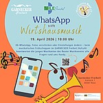 Logo WhatsApp trifft Wirtshausmusik - Handyfrühschoppen